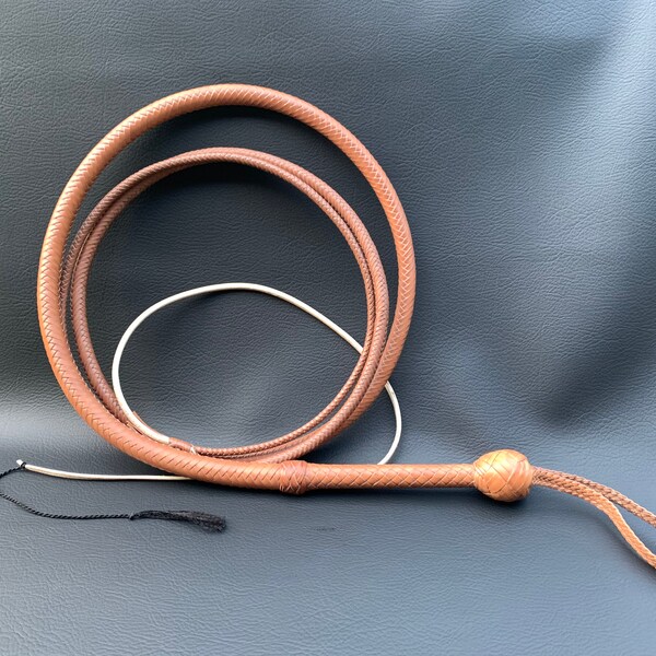 10 ft Indy Style Bullwhip 12 Plait Kangaroo