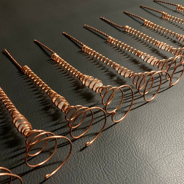 Electro Culture Coils With Quartz Crystals