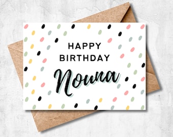 Printable Birthday Card, Happy Birthday Abuelo Card, Abuelo Birthday ...