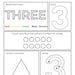 15 Printable Numbers 1-10 Worksheets, Number Practice Sheets, Learn Numbers, Preschool ...