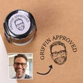 Custom Portrait Stamp From Photo, Face Stamp, Hand-Drawn Portrait Stamp, Self Inking Stamp or Rubber Stamp, Personalized Gift