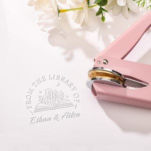 Grabador de libros personalizado, Grabador de biblioteca, Sello de la Biblioteca, Grabador Ex Libris, Sello grabador de libros, Regalo para amantes de los libros