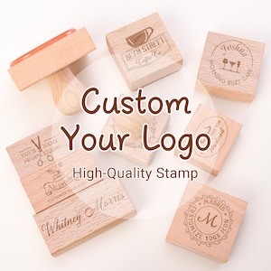 Custom Logo Stamp, Custom Stamp, Logo Design, Large Stamp or Small Stamp, Custom Packaging Stamp for Businesses or Brand, Personalized Gift