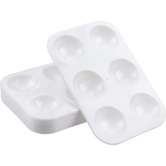 Palette Paint Tray: 6-Hole Tray for Precision Creations