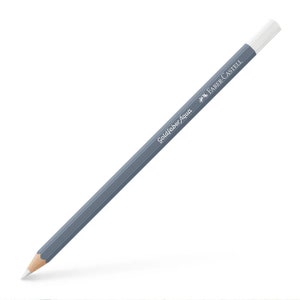 May include: A gray watercolor pencil with a white tip and the text "Goldfaber Aqua Faber-Castell" printed on the side.