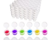 Set of 6 Empty 5ml Paint Pots - Perfect for Storing Acrylic Paint Leftovers and Creating Gradients for Mandala Dot Painting