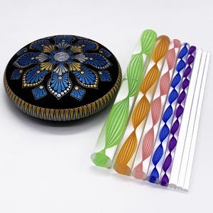 Set of 8 Mandala Dotting Tools Acrylic Rods for Rock Painting