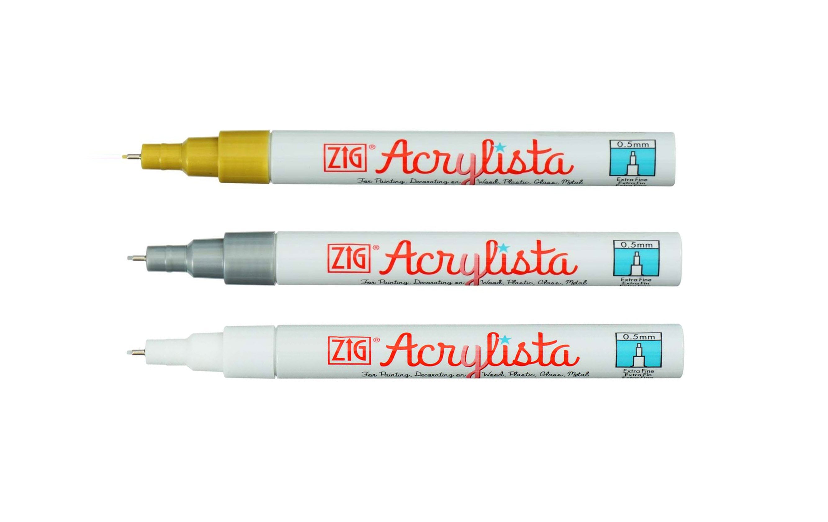 Kuretake Zig Acrylista/posterman Extra Fine Marker Pen - 0.5mm