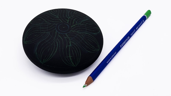Watercolor Pencils for Mandala Dot Painting on Rocks / Stones