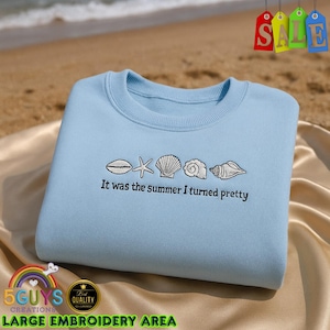 Cousins Beach Custom Embroidered Sweatshirt, The Summer I Turned Pretty Shirt, Team Conrad Jeremiah Belly Tee, Summer Vibes Crewneck
