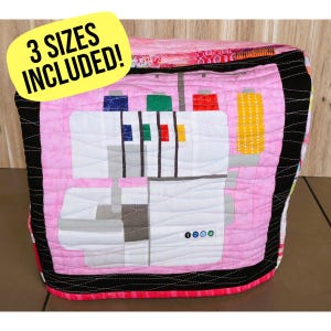 Overlocker Serger Foundation Paper Piecing Pattern in 3 sizes, Instant Download