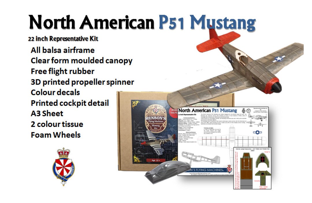 P51 balsa hot sale kit