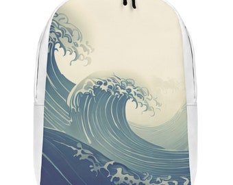 Waves | Minimalist backpack | schoolbag