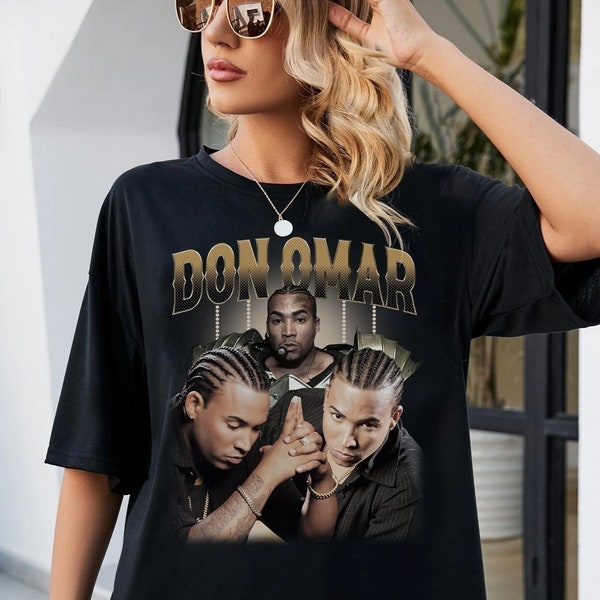 Don Omar Vintage two sided Unisex Shirt don omar, don omar shirt, don omar tee, don omar merch, the last don shirt, don omar vintage