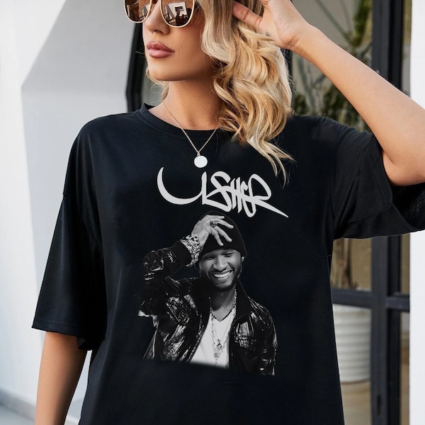 Usher Unisex Shirt Usher Shirt, Usher Tee, Usher Merch, Usher Tshirt, Graphic Tee, Usher Hoodie, Usher Print, Usher Poster, Usher Png