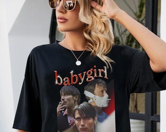 Mads Mikkelsen Babygirl Unisex Shirt mads mikkelsen, hannibal, mads, mikkelsen, hannibal lecter, idea for mads mikkelsen fans, dilf, i love