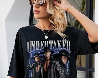 The Undertaker Unisex Shirt WWE fan gifts, American wrestler, The Undertaker, The Undertaker shirt, The Undertaker merch