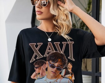 T-shirt au look vintage XAVI, joueur régional du Mexique | XAVI Tshirt Corridos mexicains musica la diabla Merch La victima latino