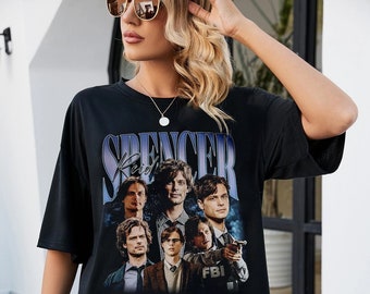 Spencer Reid Unisex Shirt Vintage Spencer Reid 90er Jahre Shirt, Retro Spencer Reid Shirt für Fan, Spencer Reid, kriminelle Köpfe, matthew grey gubler