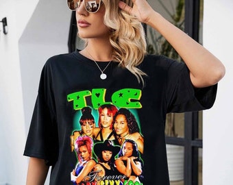 TLC Crazy Unisex Shirt Vintage Tlc  Shirt, 90S Tlc Group Shirt, Tlc Band Shirt, 90S Music Shirt, Tlc Graphic Tee, 90S Rnb Shirt, Gifts Her
