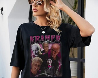 John Kramer Unisex Shirt bootleg tshirt, horror t shirt, john kramer, Tobin bell, Grapic Tee, Tobin bell tee, Tobin bell tshirt