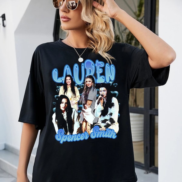 Vintage Lauren Spencer Smith Unisex Shirt Lauren Spencer Smith, Lauren Spencer Fan, Mirror Concert 2023, Thank God I Do Tour,