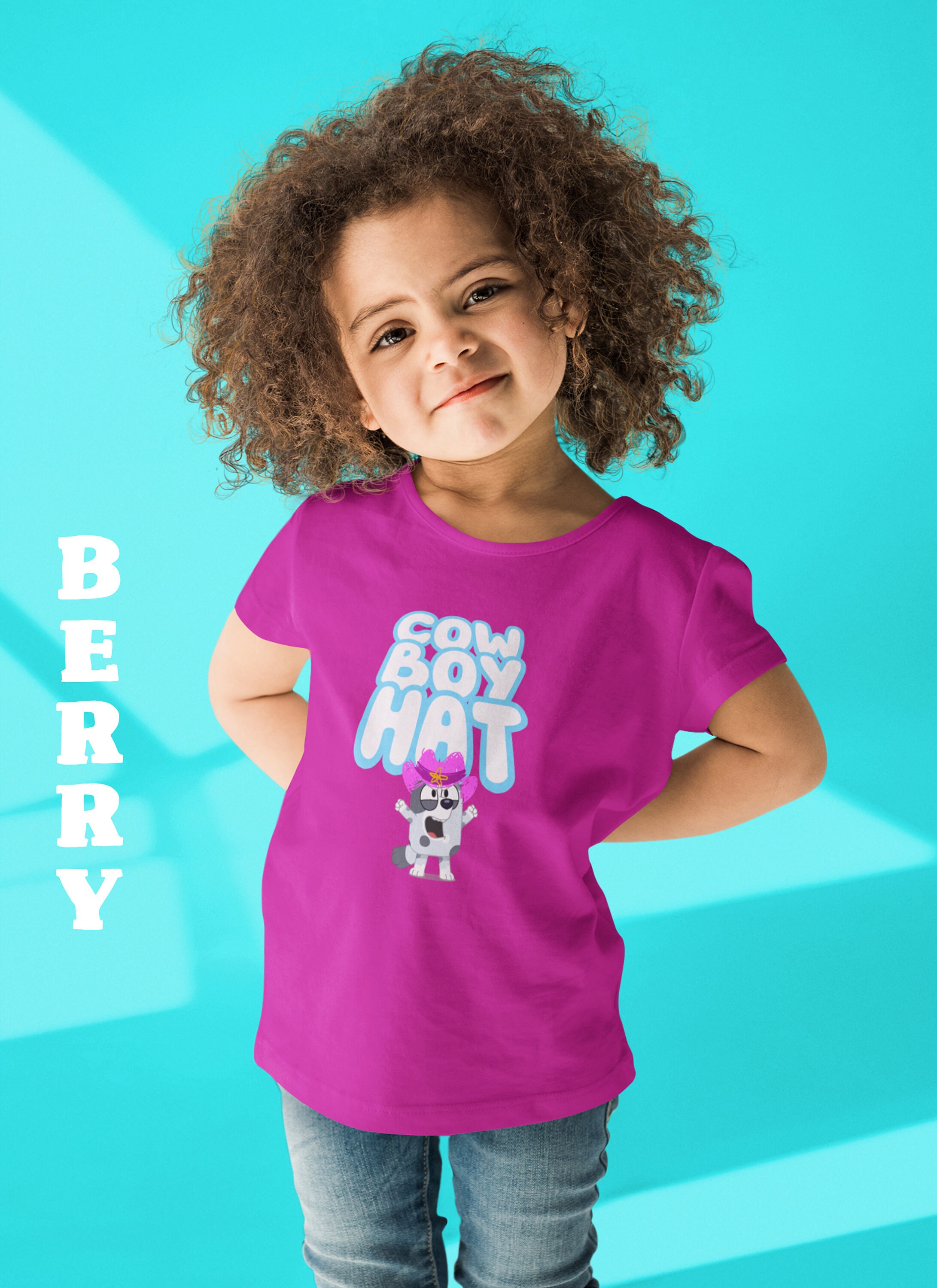 Muffin Cowboy Hat Bluey Shirt Adult, Youth, Toddler Etsy