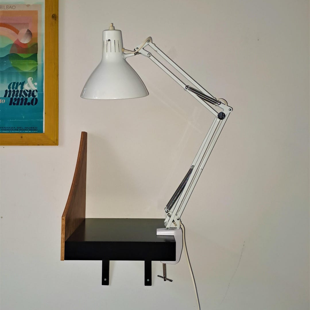 Visible Luxor Desk Lamp Regent Luxo L-1 Architect Lamp White