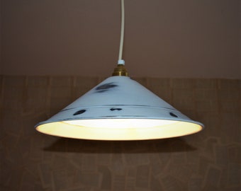 Ceiling lamp Shade Lamp upcycled with canopy