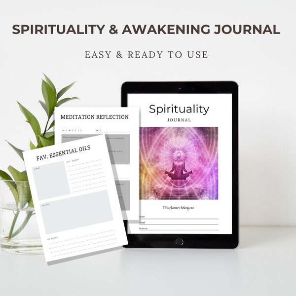 Awaken Your Spirit: A4 Digital Spirituality & Awakening Journal, Digital Prints