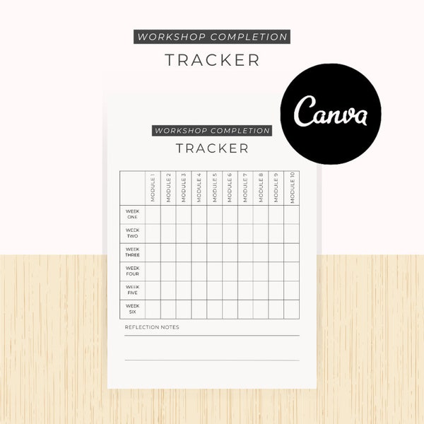 Editable Workshop Completion Notice, Canva Template - Professional Job Completion Form, Professional record