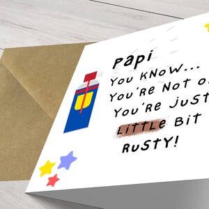 Funny Heartfelt Birthday Wishes for Papi - Handcrafted Card with Love, Minimalist Birthday Card For Papi