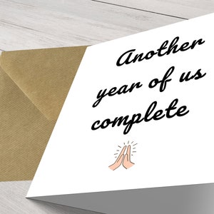 Célébrez une autre année avec nous - Carte d'anniversaire pour vos moments spéciaux - High Five