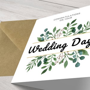 Cherish Moments Glückwunschkarte zum Hochzeitstag - Eleganter handgemachter Gruß für das glückliche Paar