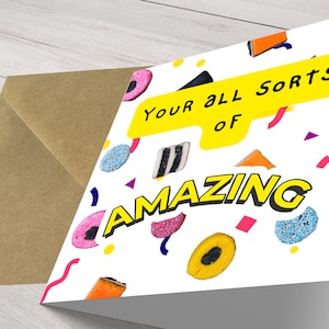 Toutes vos créations sont incroyables - Carte d'anniversaire amusante - Mignon minimaliste amusant - Salutations élégantes pour une journée spéciale pour quelqu'un de spécial