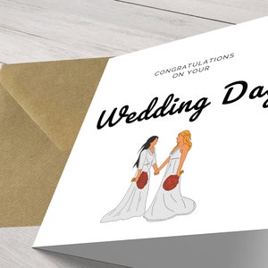Moments chéris Félicitations pour votre carte de mariage - Carte de voeux élégante faite main pour l'heureux couple