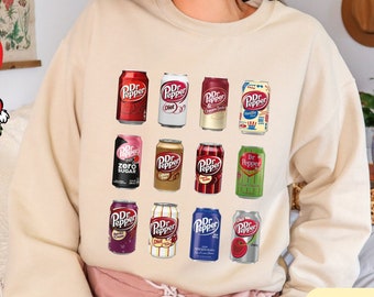 Dr Pepper Hoodie, Dr. Pepper sweatshirt, soda sweatshirt, pop sweatshirt a812