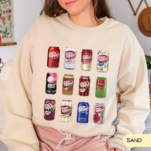 Dr Pepper Hoodie, Dr. Pepper sweatshirt, soda sweatshirt, pop sweatshirt a812