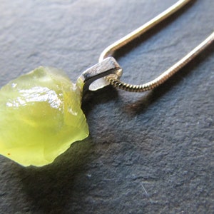 Andara Crystal Pendant, Electric Yellow