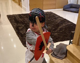 Medieval Castle Men Child Wearable Knight Helmet