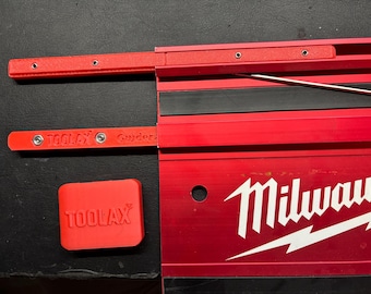 TOOLAX Guide Rail Connector Compatible with Milwaukee | Guide Rail Joining Bar | Track Saw Rail Connector