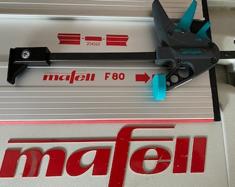 Scie sur rails Mafell/Bosch FSN, adaptateur pour pieds de serrage de rail de guidage pour un serrage rapide, comprend 2 adaptateurs - n'inclut pas les colliers