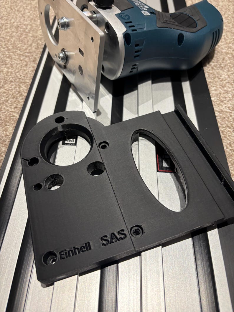 Bosch Router GKF 12V-8 Guide Rail Adapter for Einhell Guide Rail - Etsy ...