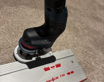 Adaptor Bosch Router GKF600 To Guide Rail Track Groove Made In UK Heavy Duty EBa - Foto 9