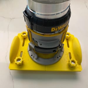 DeWalt DCW600 DW611 Oberfräser Grundschablone zum Herstellen von Einstichen / Langloch Einstichen /Nuten