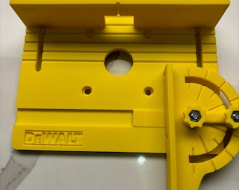 Dewalt Mini Bench Top Router Table Insert with Angle/Fence Guide for Woodworking Bench DCW600 / DWP611