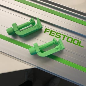 Festool Track Saw Guide Rail Clamp - All In One G Clamp Complete (Pair)