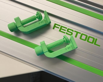 Abrazadera de riel guía para sierra de mesa Festool: abrazadera G todo en uno completa (par)