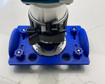 Makita DRT50 RT0700 RT0702 router base jig for making slot mortise / grooves / mortises