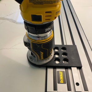 DeWalt Fräse DCW600 DW611 Plunge Base Topschienenadapter für DeWalt Führungsschiene